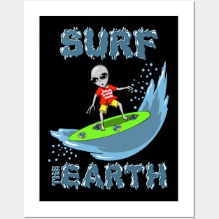 Surf The Earth Posters and Art